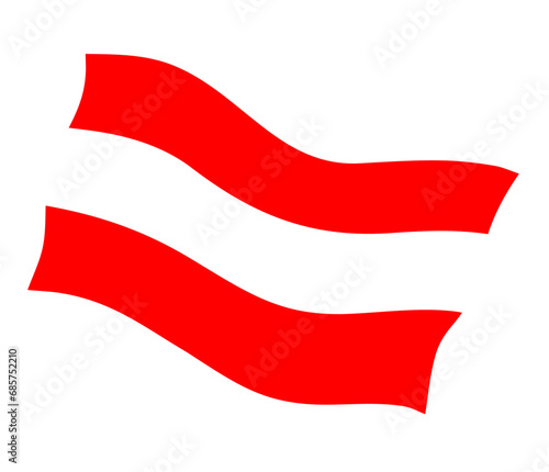 Austrian flag waving on a white background Free Download Austrian flag waving on a white background - GFXLoad