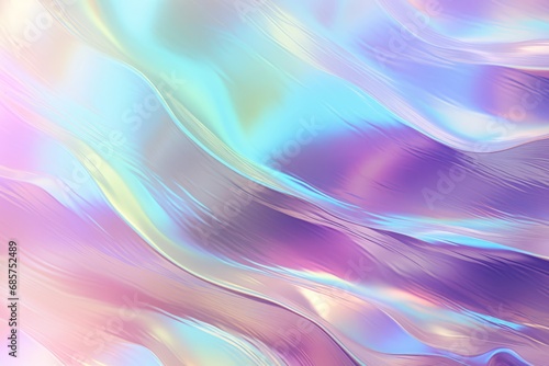 Grainy iridescent holographic gradient background