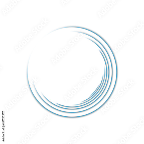Light blue Swirl. Curve light effect of blue line. Luminous blue spiral. Element for your design  advertising  postcards  invitations  screensavers  websites  games. PNG.