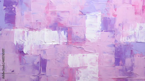 closeup of abstract rough purple pink colored art painting texture, with oil brushstroke, pallet knife paint on canvas, Generative AI