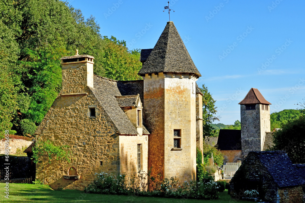Saint Crepin et Carlucet; France - october 7 2023 : the old village