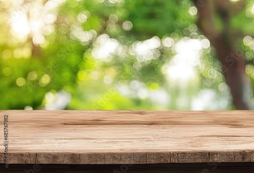 table on grass