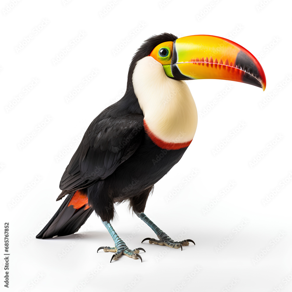 Fototapeta premium toucan isolated on white background