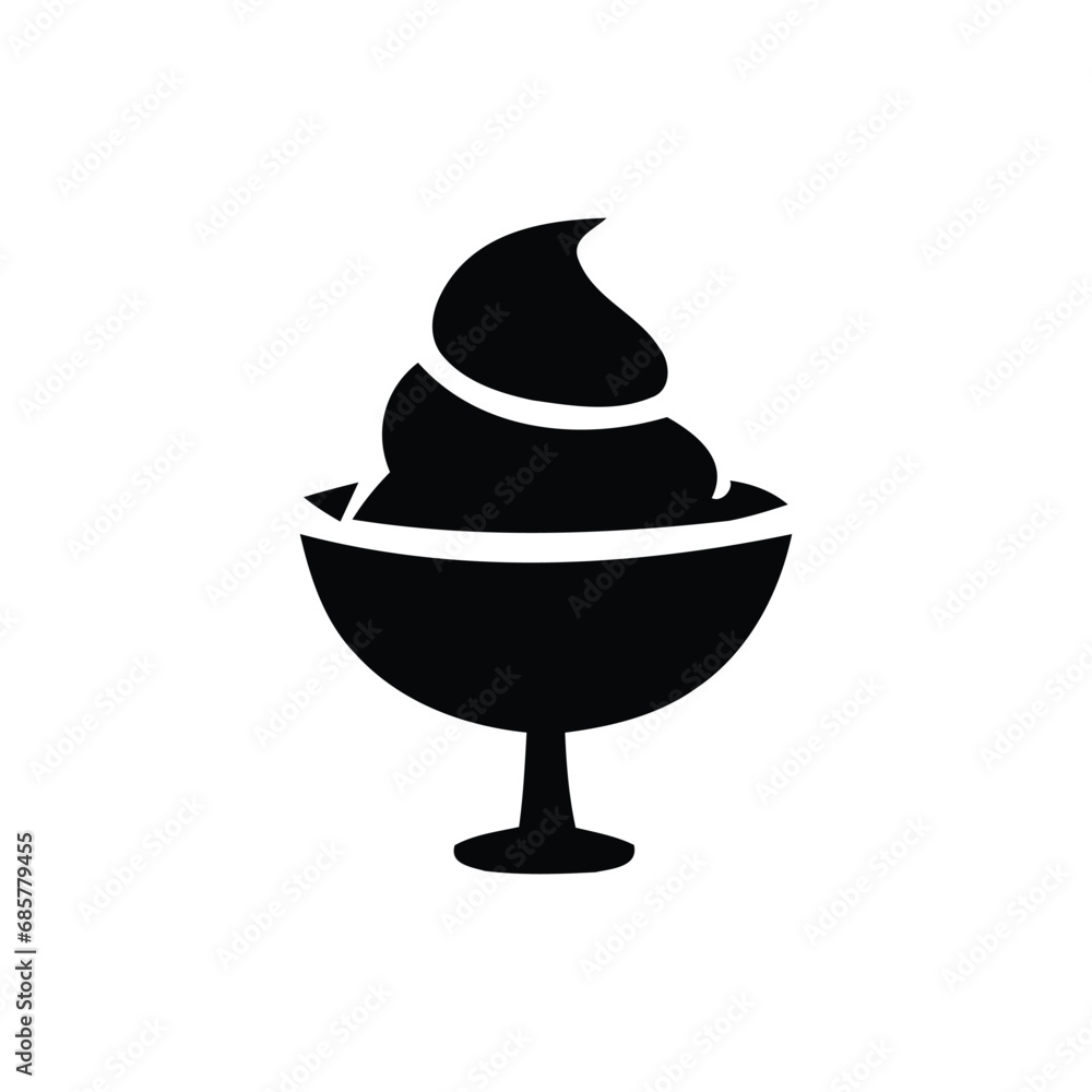 Ice cream minimalist vector simple editable Ice cream minimalist vector simple editable