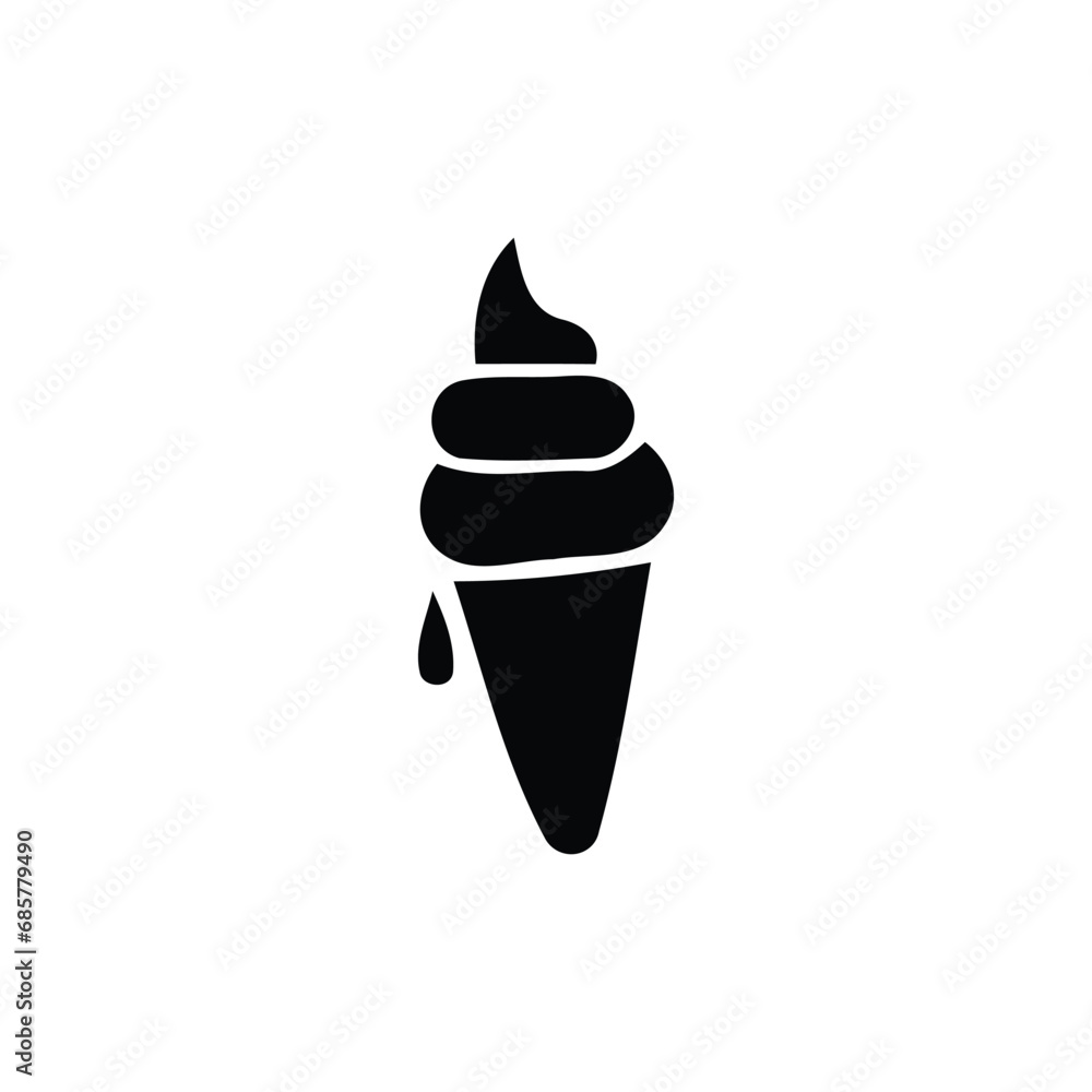 Ice cream minimalist vector simple editable Ice cream minimalist vector simple editable