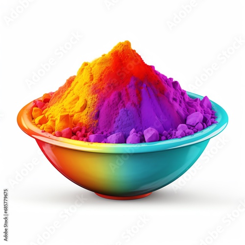 a bowl of colorful powder © John