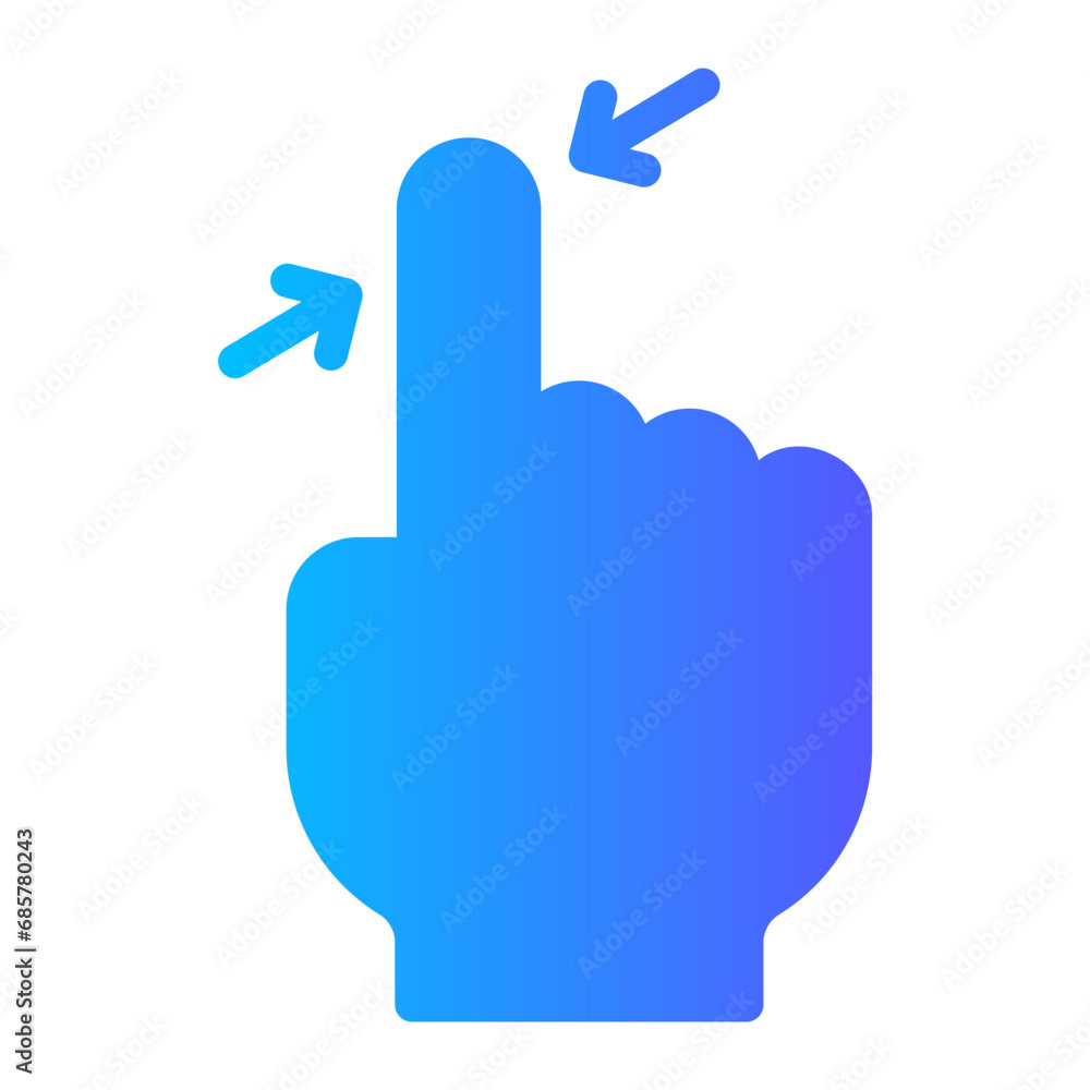 pinch gradient icon pinch gradient icon