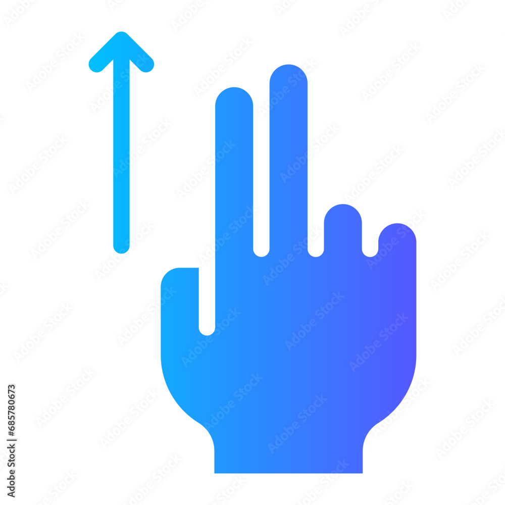 swipe up gradient icon swipe up gradient icon