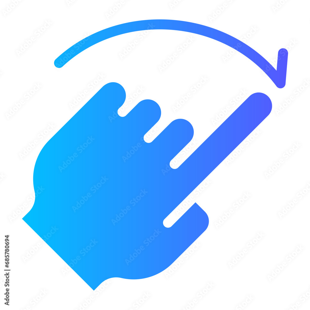 swipe right gradient icon swipe right gradient icon