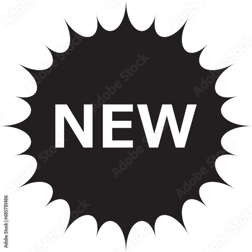 NEW アイコン　ギザギザ