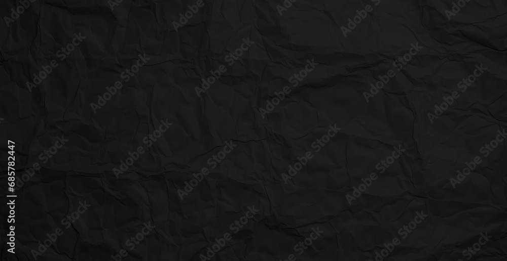 Black crumpled paper texture. Crumpled black paper abstract shape background with space paper for text
Black crumpled paper texture. Crumpled black paper abstract shape background with space paper for text