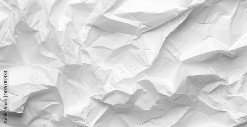 White Paper Texture background overlay effect on transparent. Crumpled translucent white paper abstract shape background with space for text 