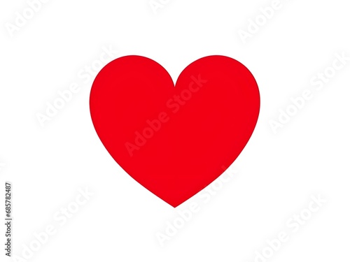 red heart isolated on white Free Download red heart isolated on white - GFXLoad