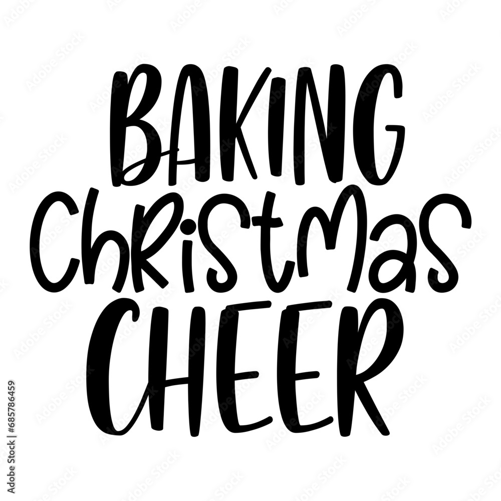 Baking christmas cheer svg