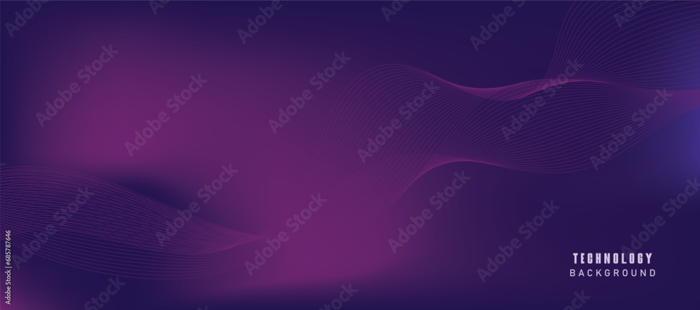 Abstract digital technology futuristic blue pink background.
