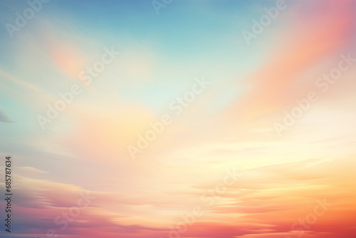 Pastel Dreams: Serene Sunset Sky © Orlando