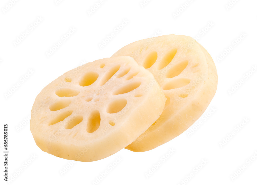 Lotus roots isolated on transparent png Lotus roots isolated on transparent png