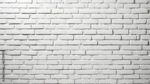 White brick wall background. White brick wall texture.