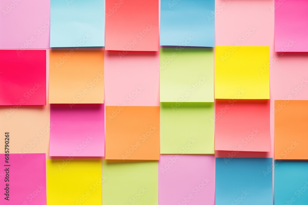 Vibrant Collection Of Multicolor Postit Notes