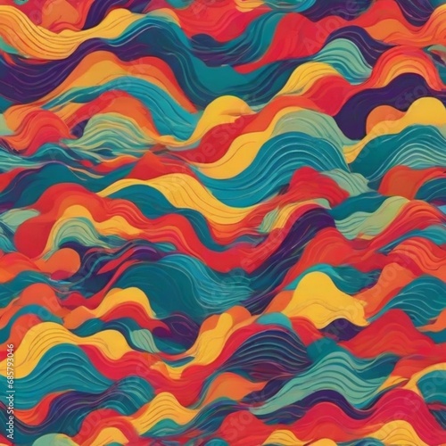 seamless wave pattern
