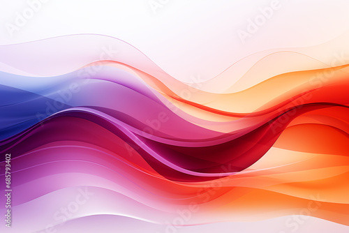 Abstract colorful smooth lines background