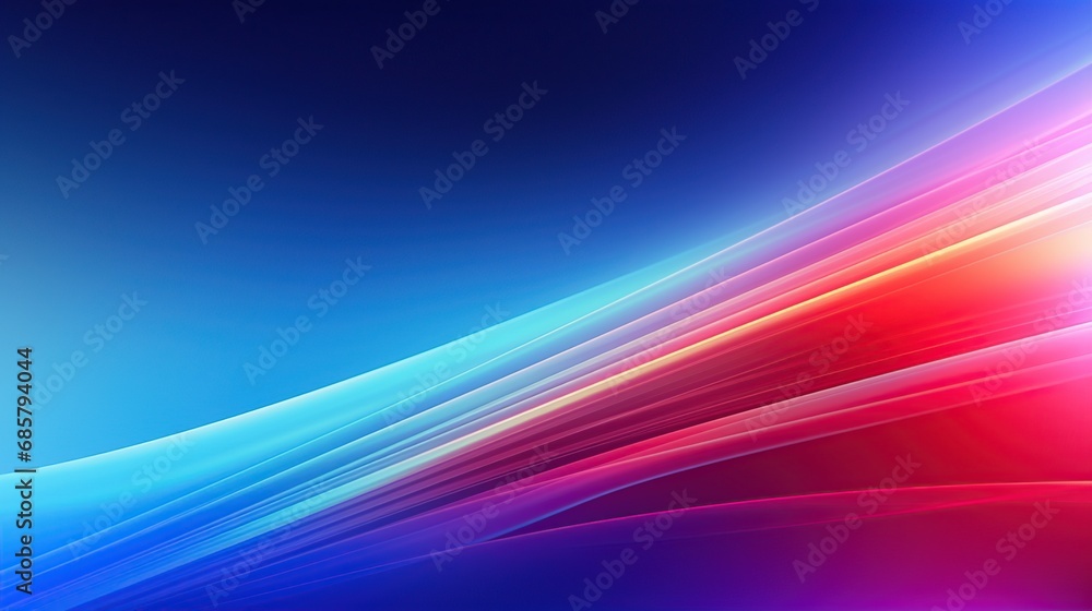concept of the future, Neon stripes, beams as a poster background