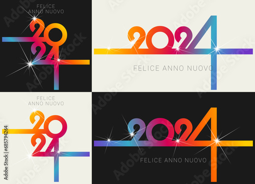 felice anno nuovo - buon anno 2024