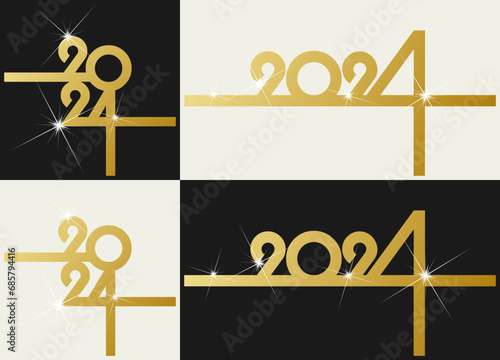 2024 - happy new year - best wishes 2024 background