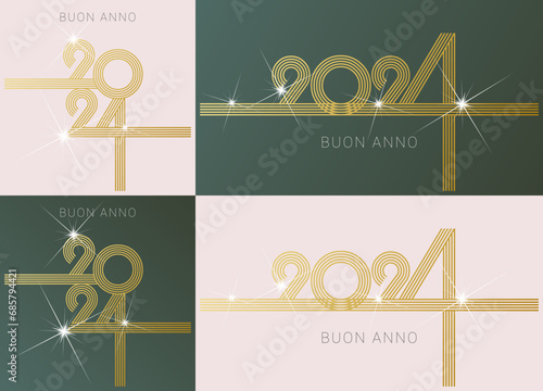 felice anno nuovo - buon anno 2024	