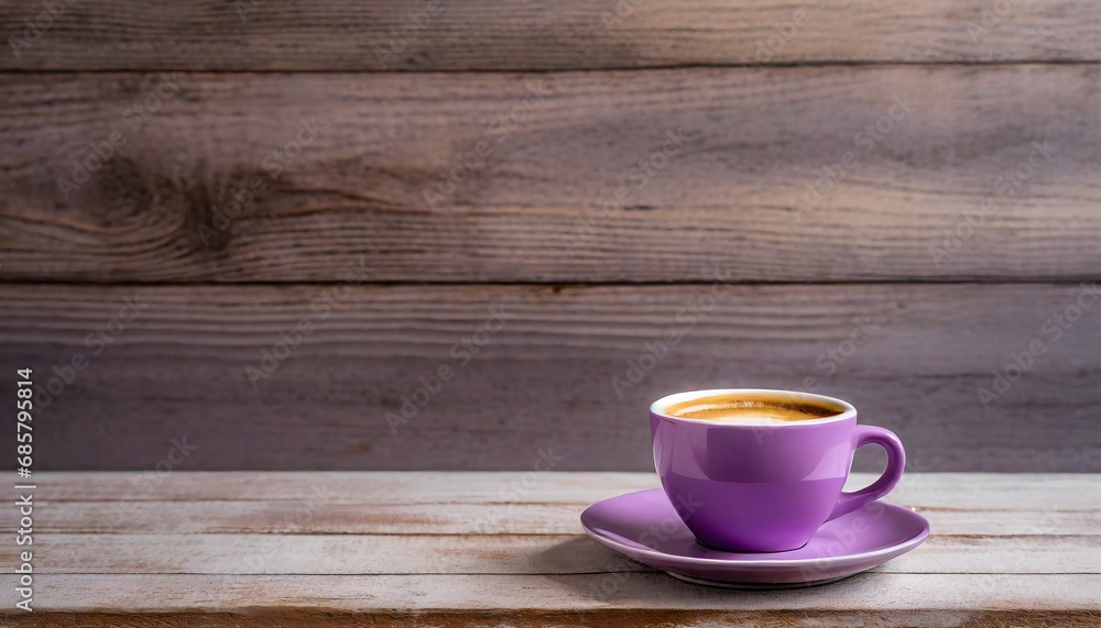 Turkish coffee with purple cup, coffee seeds and copya space to text Turkish coffee with purple cup, coffee seeds and copya space to text