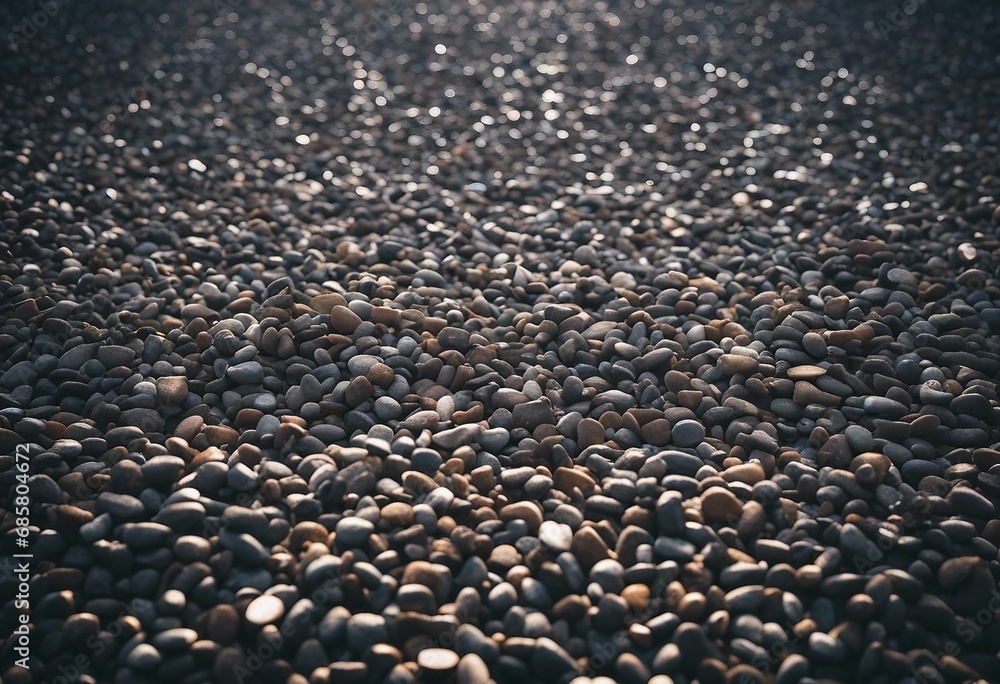 Decorative gravel path texture banner background Decorative gravel path texture banner background