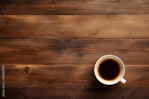 Morning Serenity: Wooden Coffee Delight