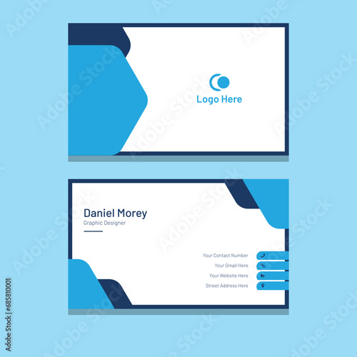 Creative and professional corporate double-sided business card