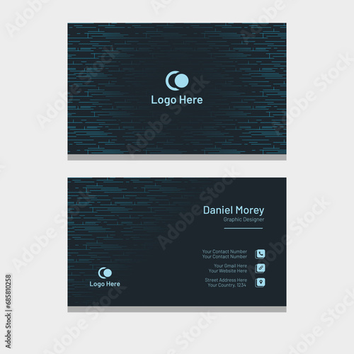 Creative and professional corporate double-sided business card