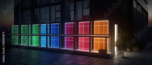 Innovative solar panel technology for renewable energy, made with Generative AI