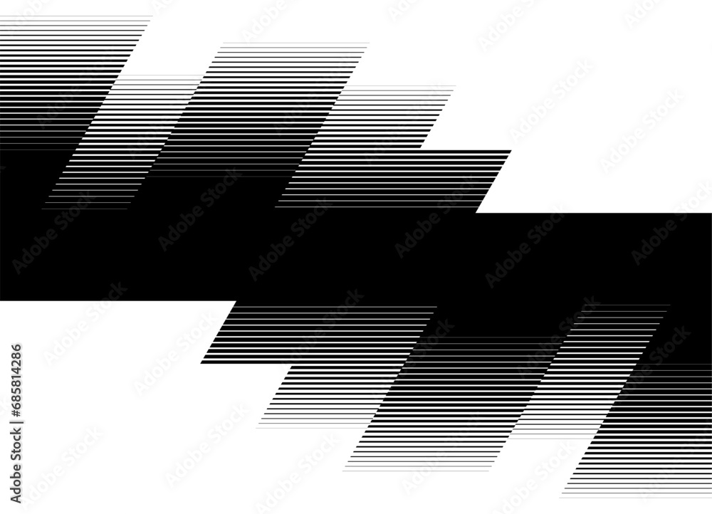 Striped vector pattern of broken lines in retro style. Vector background. Black and white transition. Striped vector pattern of broken lines in retro style. Vector background. Black and white transition.