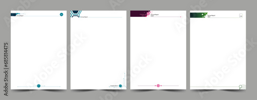 Book Header Footer Design | Book Inner Page
