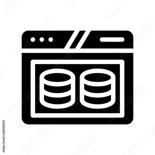 database glyph icon