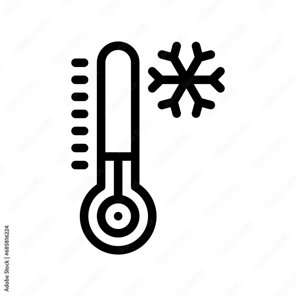 temperature line icon temperature line icon