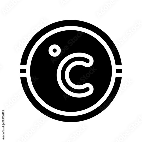 celsius glyph icon