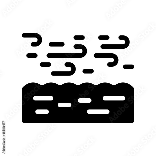 calm glyph icon