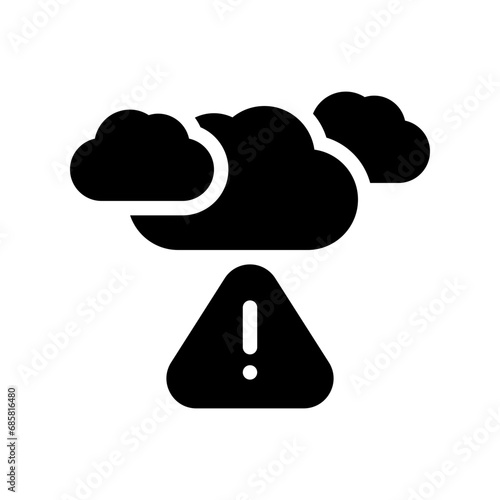 hazardous glyph icon