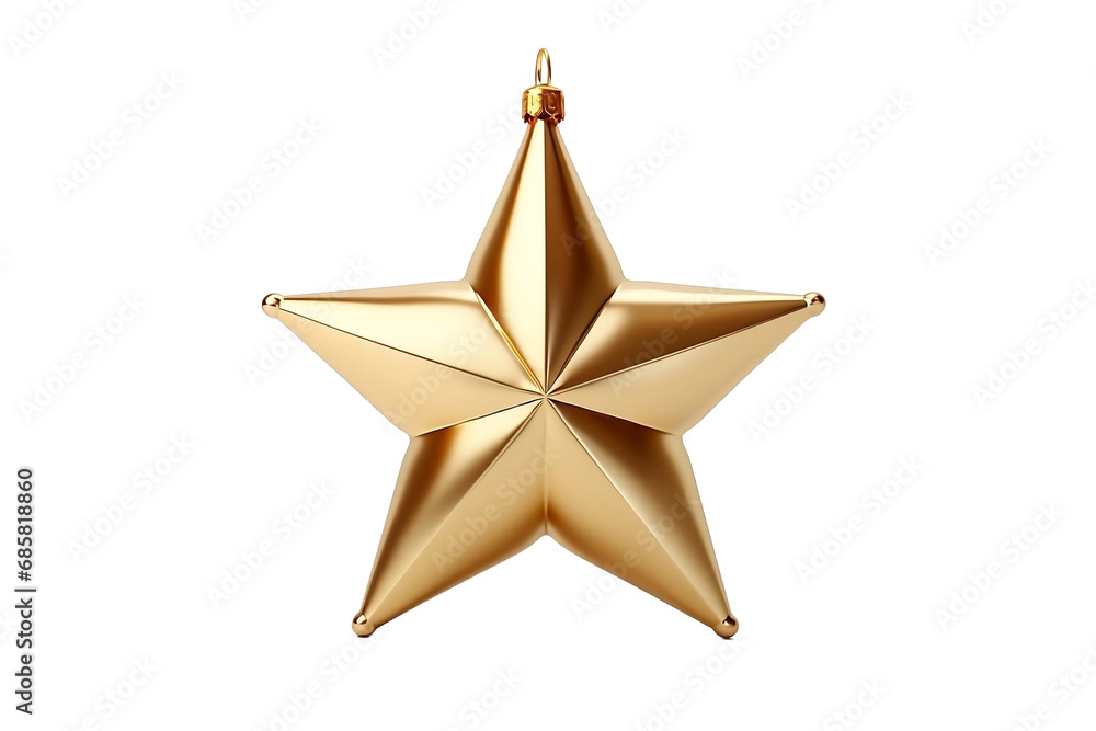 golden christmas star isolated golden christmas star isolated