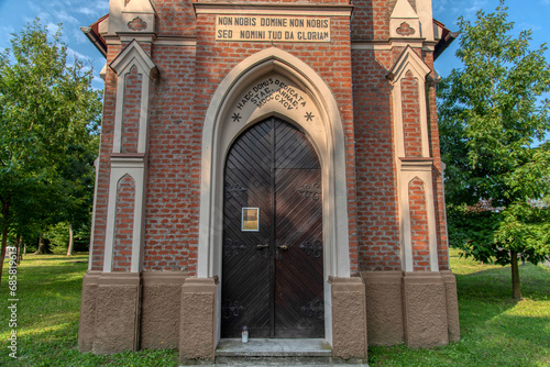 The Chapel of st. Anna is located in the park Radenci photo