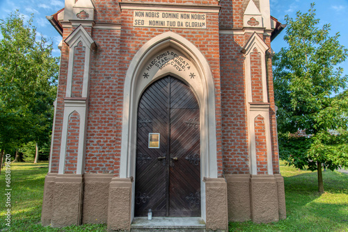 The Chapel of st. Anna is located in the park Radenci photo