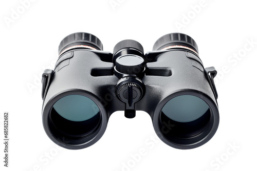 Compact Binoculars On Transparent Background. photo