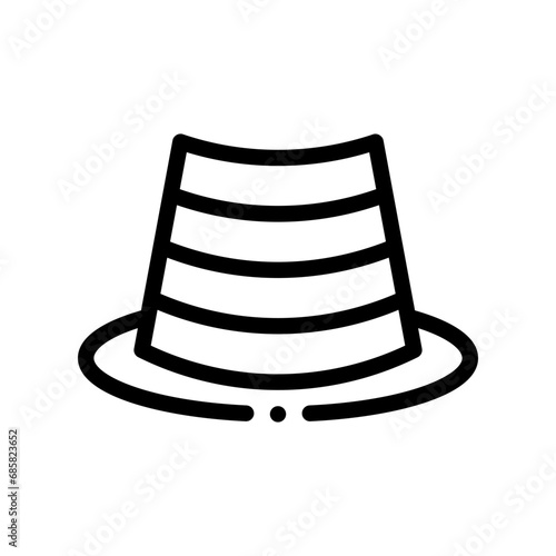 hat line icon