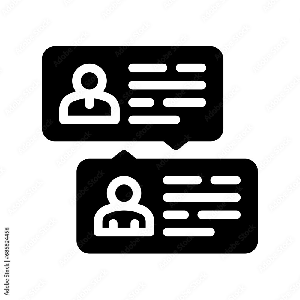 discussion glyph icon discussion glyph icon