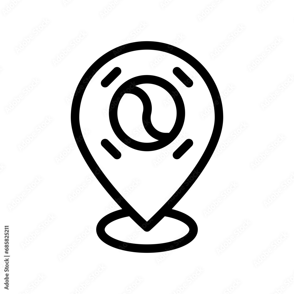 location line icon location line icon