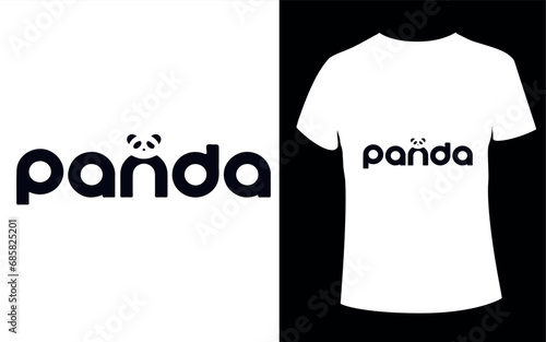 Panda t shirt design 